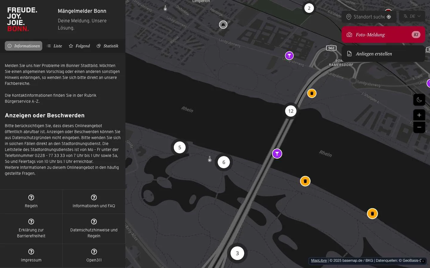 Die Open-Source Mängelmelder-Plattform